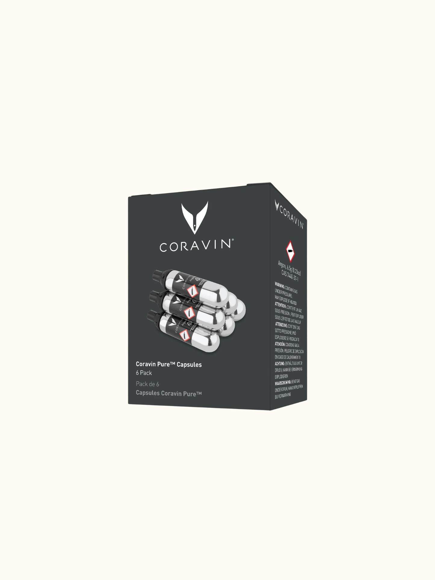 Capsules Coravin Standard d’Argon Pure de 21 ml