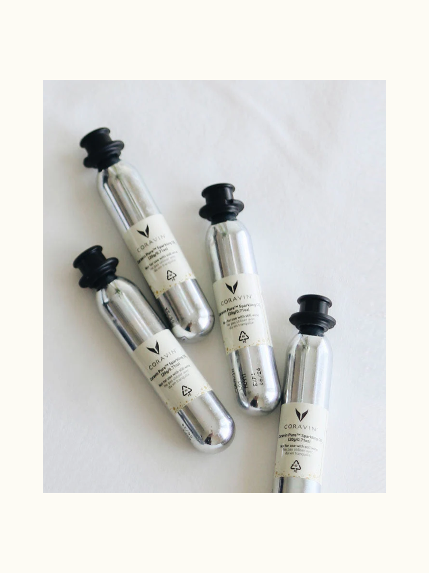 Capsules de CO2 Pure® Coravin Sparkling®