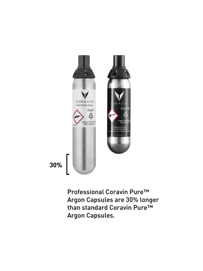 Capsules d'argon Coravin PRO UNIQUEMENT - 27ml pack 24