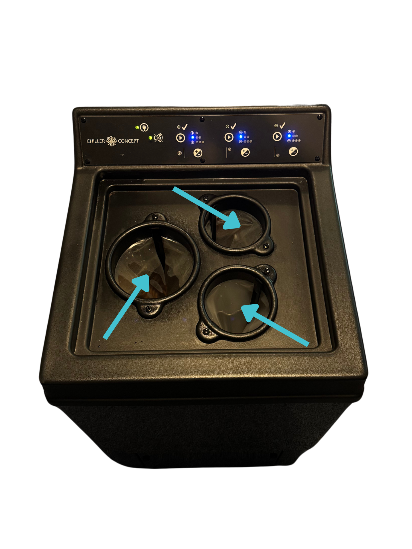 3 pockets kit (2 Small and 1 Large) for LeChiller® C3N (old version)